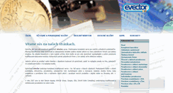 Desktop Screenshot of evector.sk