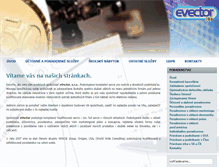 Tablet Screenshot of evector.sk